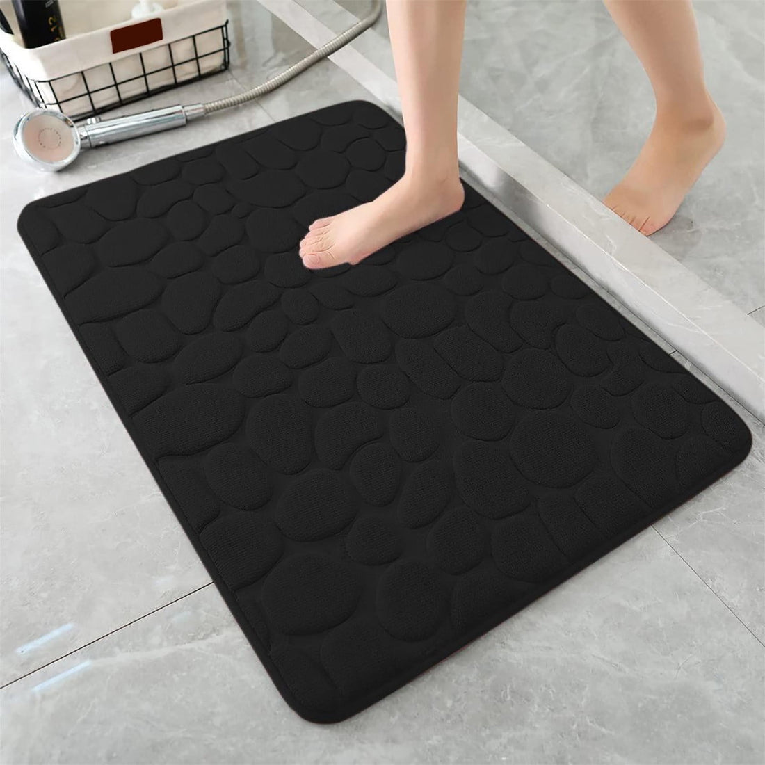 Pebble Stone Embossed Water Absorbent Anti-Slip Door Mat - My Store