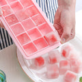 15-Grid Ice Cube Tray with Lid - My Store