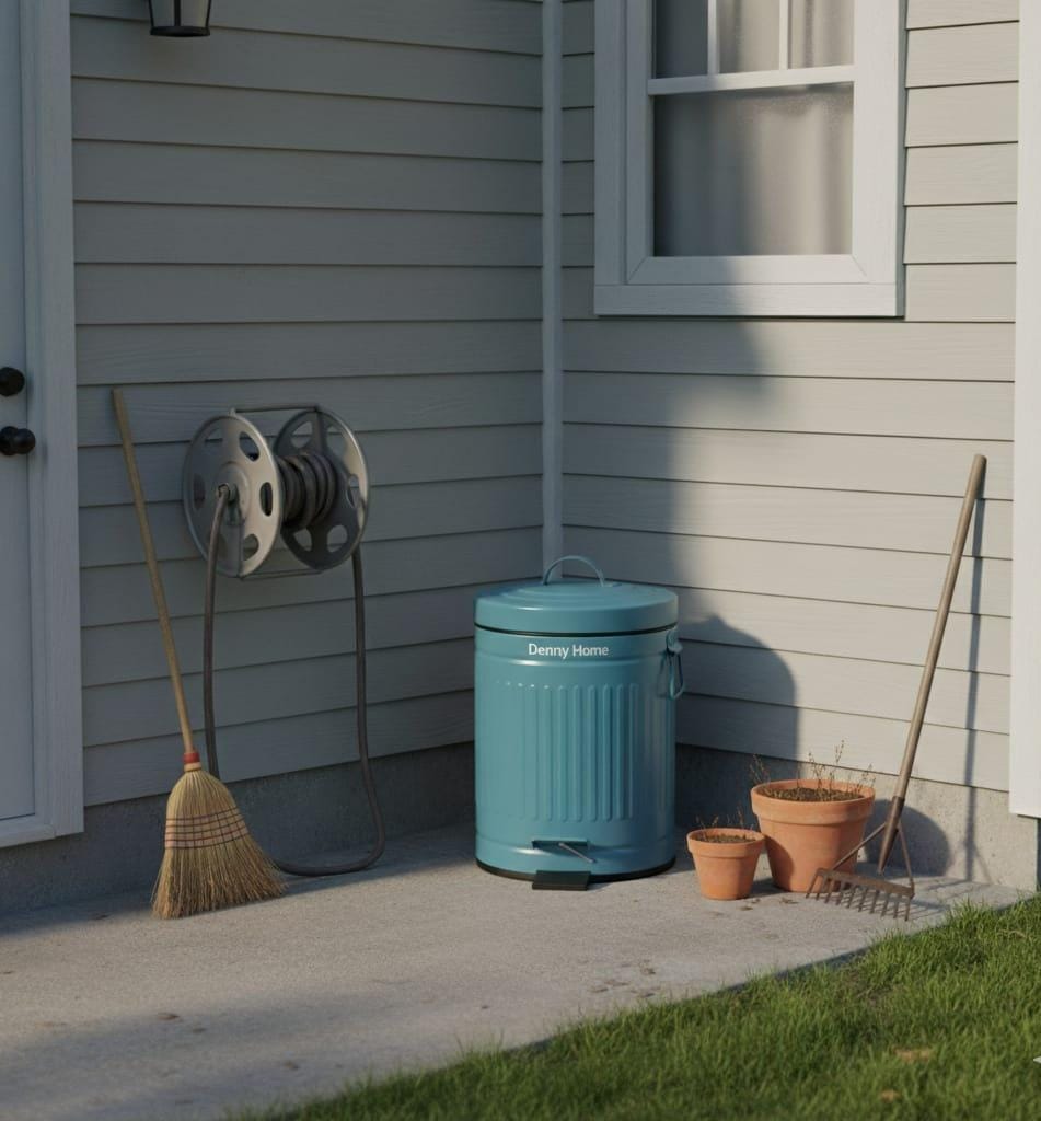 Denny Home Metal Pedal Dustbin – 12 Liter