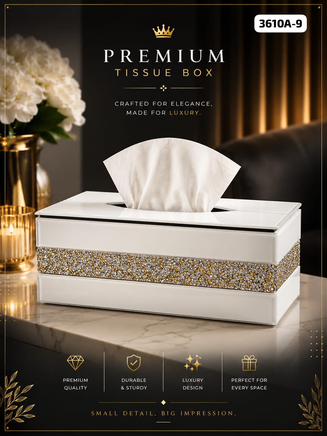 Luxe Crystal Tissue Case - My Store