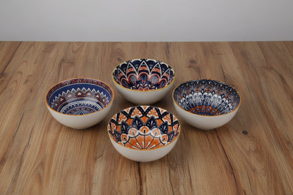 Ceradeco Ethnic Motifs Printed Ceramic Bowl Set