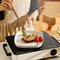 Premium Non-Stick Grill Frying Pan with Wooden Handle - My Store