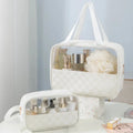 Transparent Cosmetic Travel Organizer Bag Set (3-Piece) - My Store