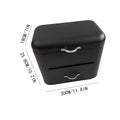 Matte Black Double-Layer Multifunctional Storage Organizer Box with Drawer - My Store
