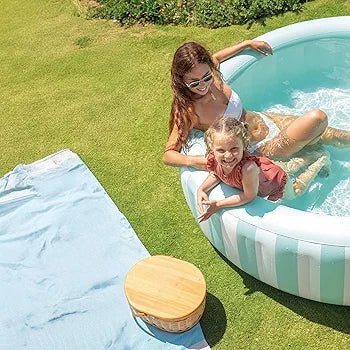 Intex Wet Set Collection Inflatable Striped Family Pool (66" x 21")