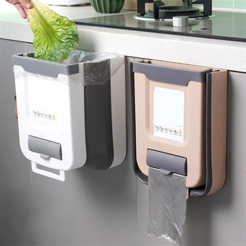 UrbanFold Wall-Mounted Folding Kitchen Trash Can - My Store