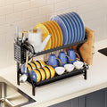 Premium 2-Tier Dish Drying Rack with Utensil Holder & Cutting Board Slot - My Store