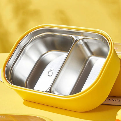 Stainless Steel Lunch Box for Kids – Cute Duck Design