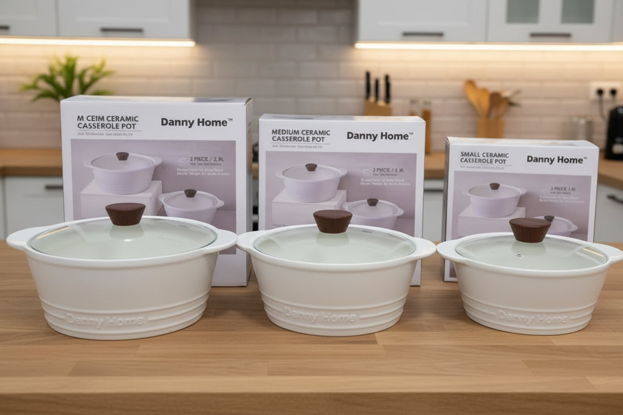 Danny Home  Porcelain Soup Pot & Casserole