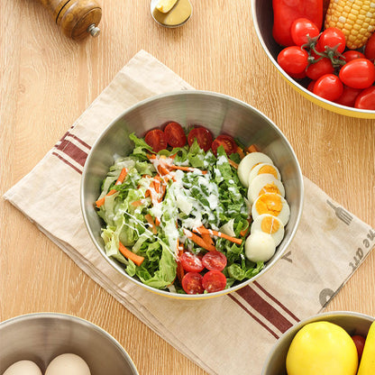 Premium Stainless Steel Nesting Mixing Bowls