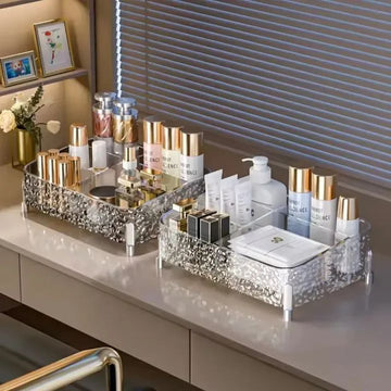 Desktop Acrylic Glacier Style Makeup Organizer - My Store