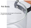 Heat Resistant Borosilicate Glass Cooking Pot - My Store