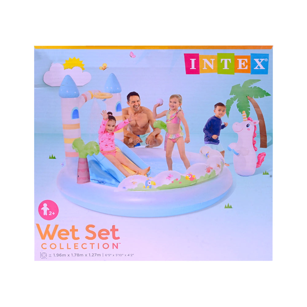 Intex Magical Unicorn Land Inflatable Play Center & Kids Pool