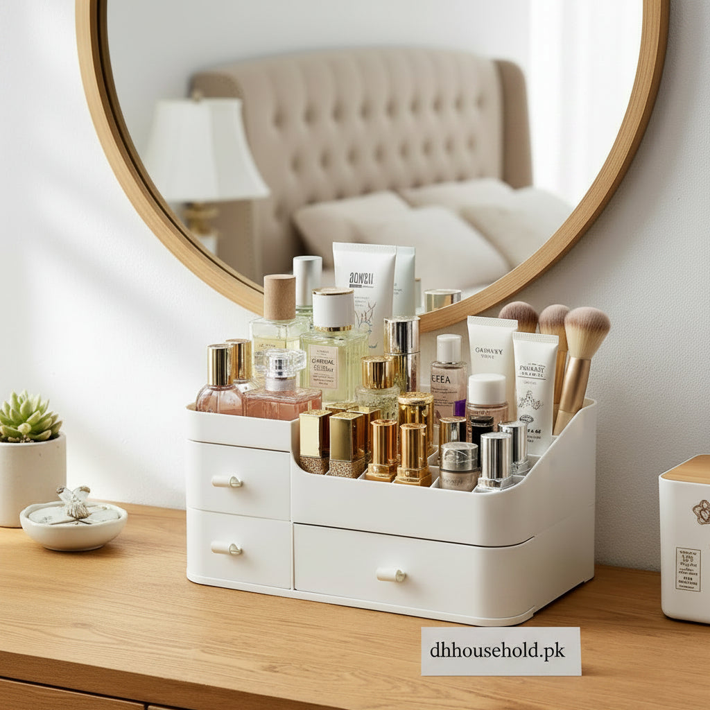 Premium Multi-Compartment Makeup & Cosmetic Organizer