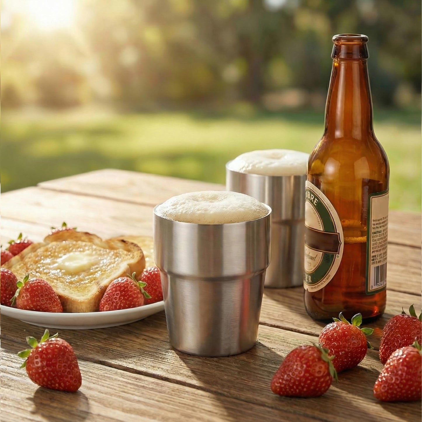 Premium 304 Stainless Steel Double-Wall Insulated Tumbler / Glass