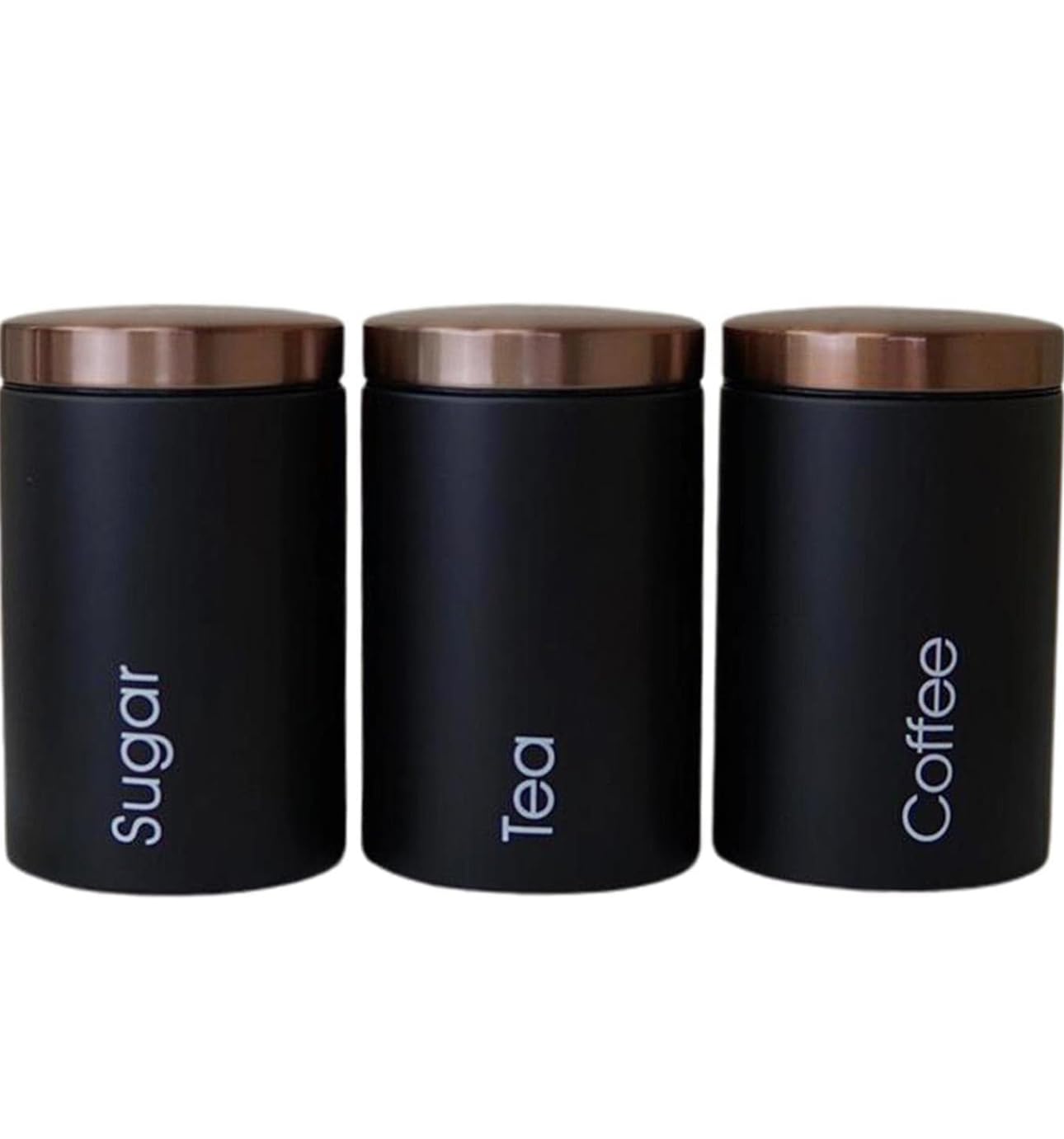 3pcs Canister Set Tea Coffee Sugar Storage  Kitchen Food Canister Jar - My Store