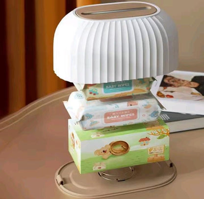 Light Luxury Tissue Box with Spring