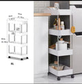 4-Tier Rolling Storage Cart (Slim & Extra-Wide) - My Store