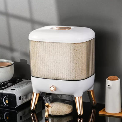 10kg Elegant Rice Dispenser with Lid