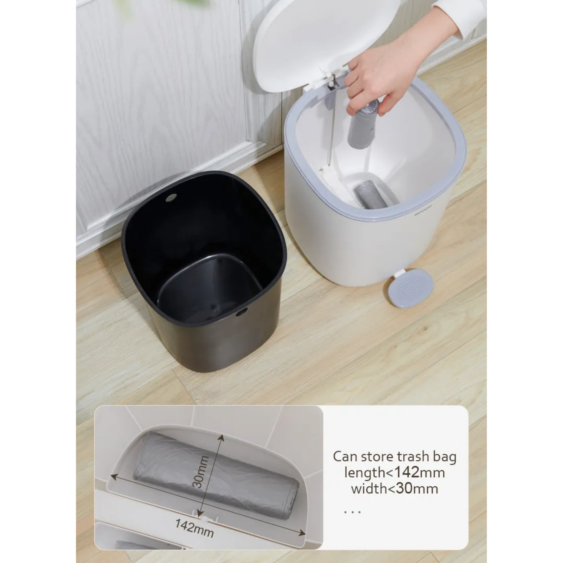 Ecoco 12L Foot-Operated Trash Bin - My Store