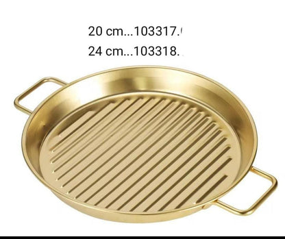 Golden Steak Style Serving Platters - My Store