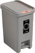 Premium Rectangle Pedal & Press Trash Bin - My Store