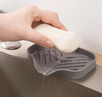 Self-Draining Silicone Soap Dish & Sink Tray - My Store