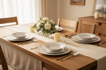 Danny Home 18 Pieces Dinnerware Set – Floral Design - My Store