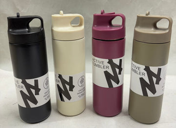 550ML Stainless Steel Tumbler Thermo Bottle with Straw