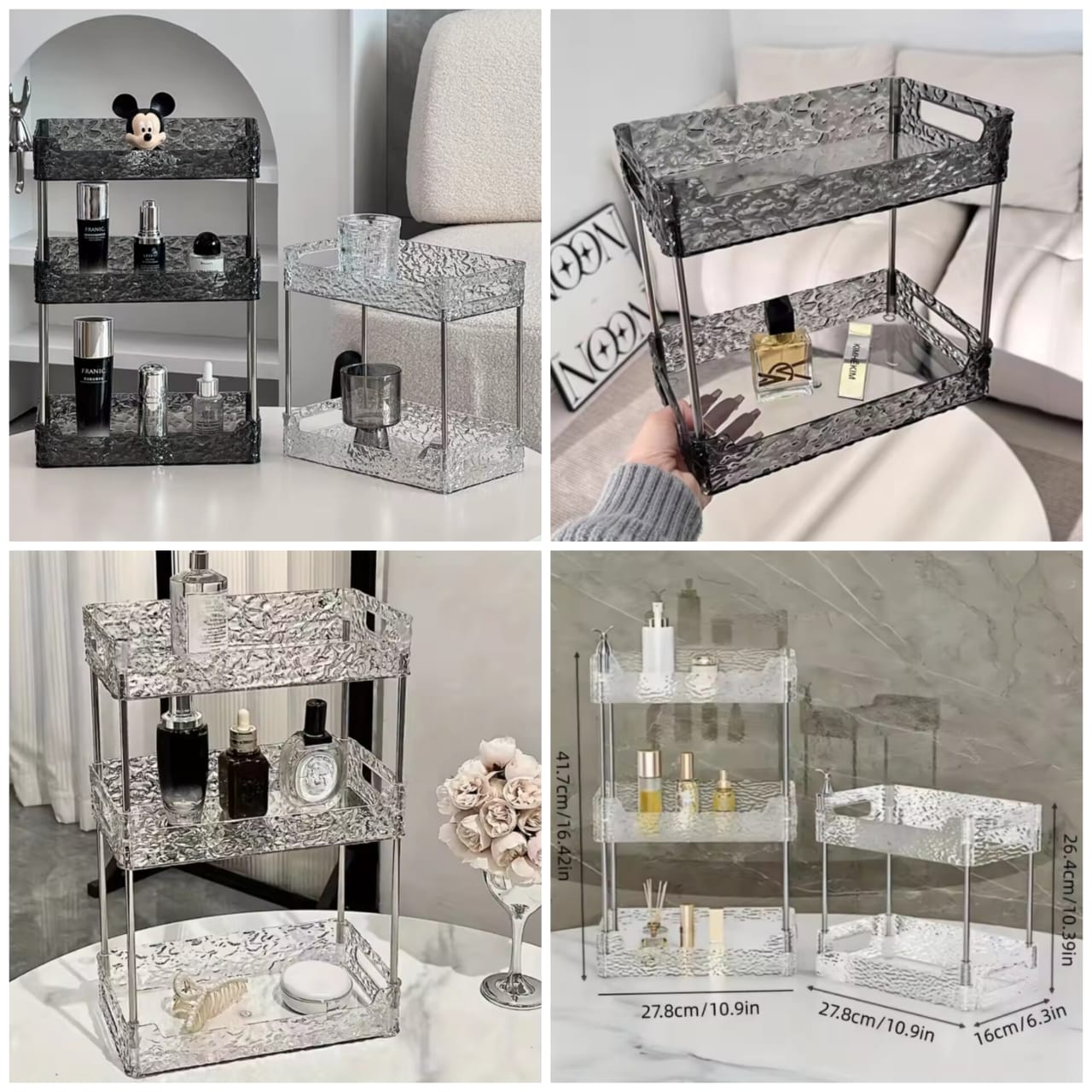 Cosmetic Organizer - Acrylic Storage Rack - My Store