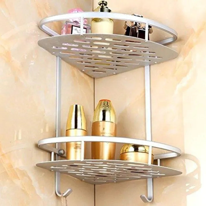 Aluminum Wall Corner Shelf – Kitchen & Bathroom