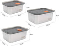 Premium Stainless Steel Airtight Food Storage Containers – Set of 3 - My Store