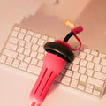 Ice Cream Cup with Straw - My Store