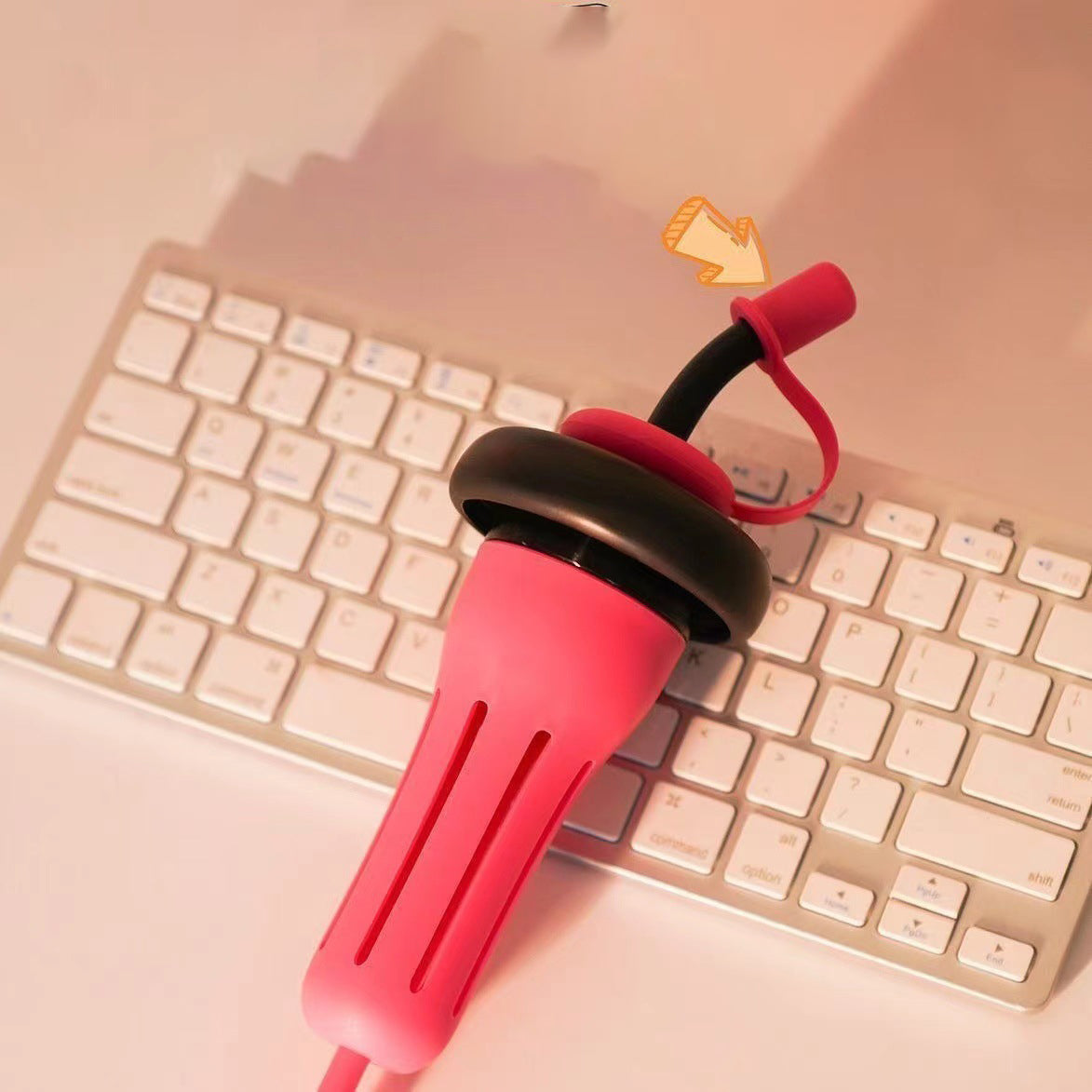 Ice Cream Cup with Straw - My Store