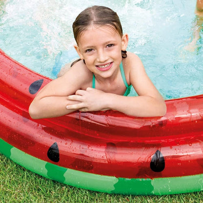 INTEX 66" x 15" Watermelon Inflatable Kids Pool