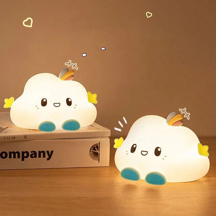 Cute Cloud Night Light Lamp – Soft Glow Kids Bedside Light
