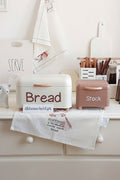 2-Piece Vintage Countertop Storage Set – Bread Box & Stock Organizer - My Store