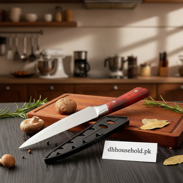 Stainless Steel Chef Knife with Protective Cover