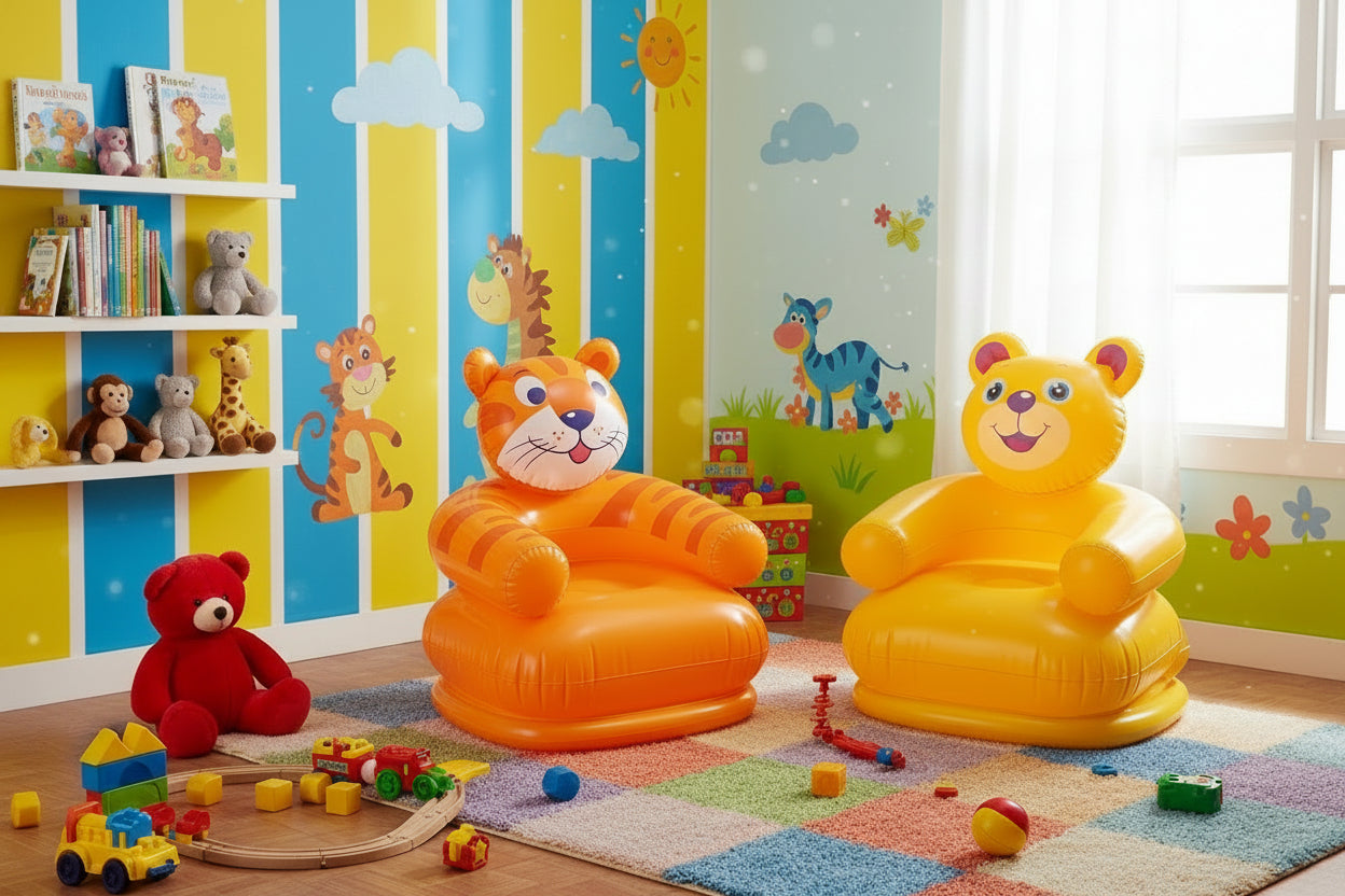 INTEX Inflatable Happy Animal Chair for Kids