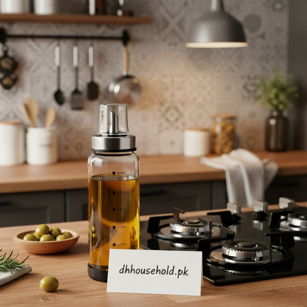 Cindy Glass Oil Dispenser & Measuring Pump Sprayer