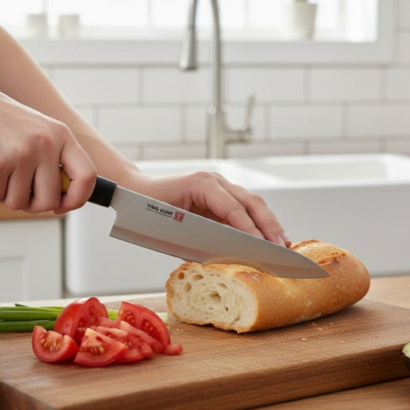 3-Piece Japanese-Style Stainless Steel Kitchen Knife Set