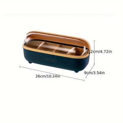 1 Set Seasoning Box - Multigrid spice Organizer With Lid