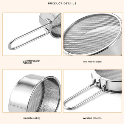 Mini Stainless Steel Flour Sieve Strainer 3 Pcs Set - My Store