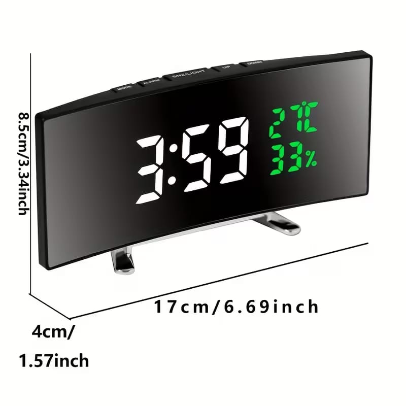 6.6-Inch Multifunctional LED Alarm Clock - My Store
