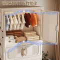 Modern Foldable Portable Wardrobe Closet with Magnetic Doors - My Store