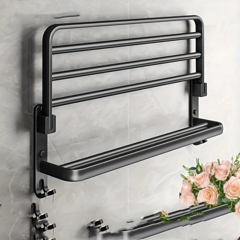 No Drilling Movable Towel Rack - My Store