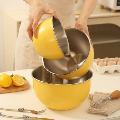 Premium Stainless Steel Nesting Mixing Bowls