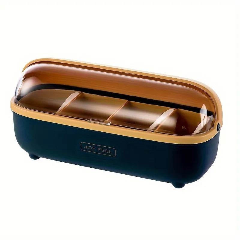 1 Set Seasoning Box - Multigrid spice Organizer With Lid