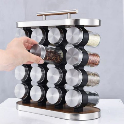 Premium Vertical Spice Rack Organizer (12-Jar / 16-Jar Set) - My Store
