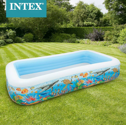 INTEX Tropical Reef Family Inflatable Pool (120" x 72" x 22")